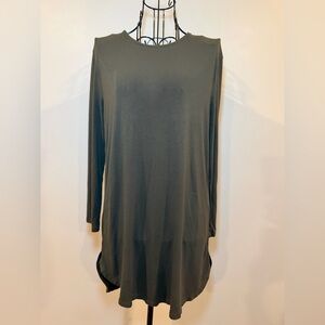 Charlie Paige Dark Green Tunic Top